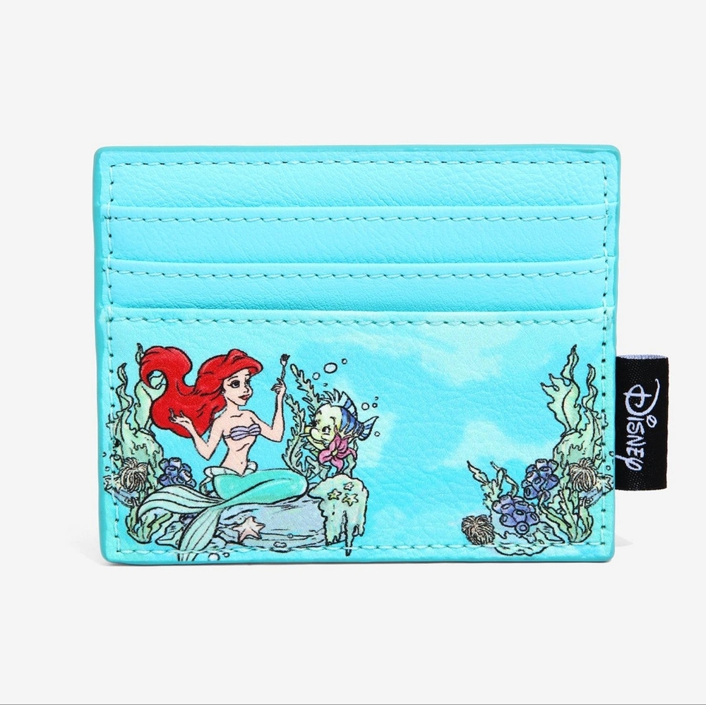 Loungefly Disney The Little Mermaid Kiss the Girl Cardholder - Picture 2 of 6